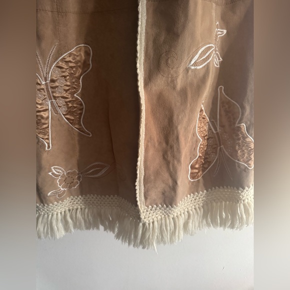 Via Accenti vintage embroidered fringe coat - Picture 9 of 11